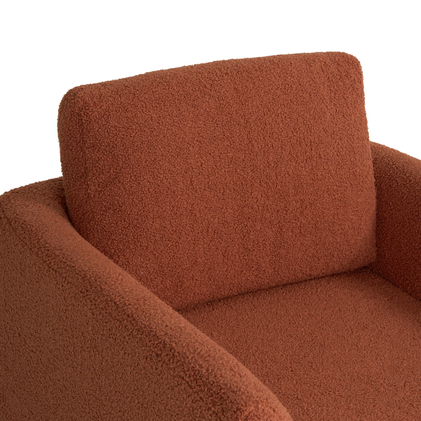 360° Modern Swivel Accent Chairs set of 2,30" W Teddy Sherpa Round Armchair,Thick Padded Lounge Sofa,Upholstered Comfy Barrel Chair,Reading Club Chair for Living Room,Nursery,Bedroom,4 Colors
