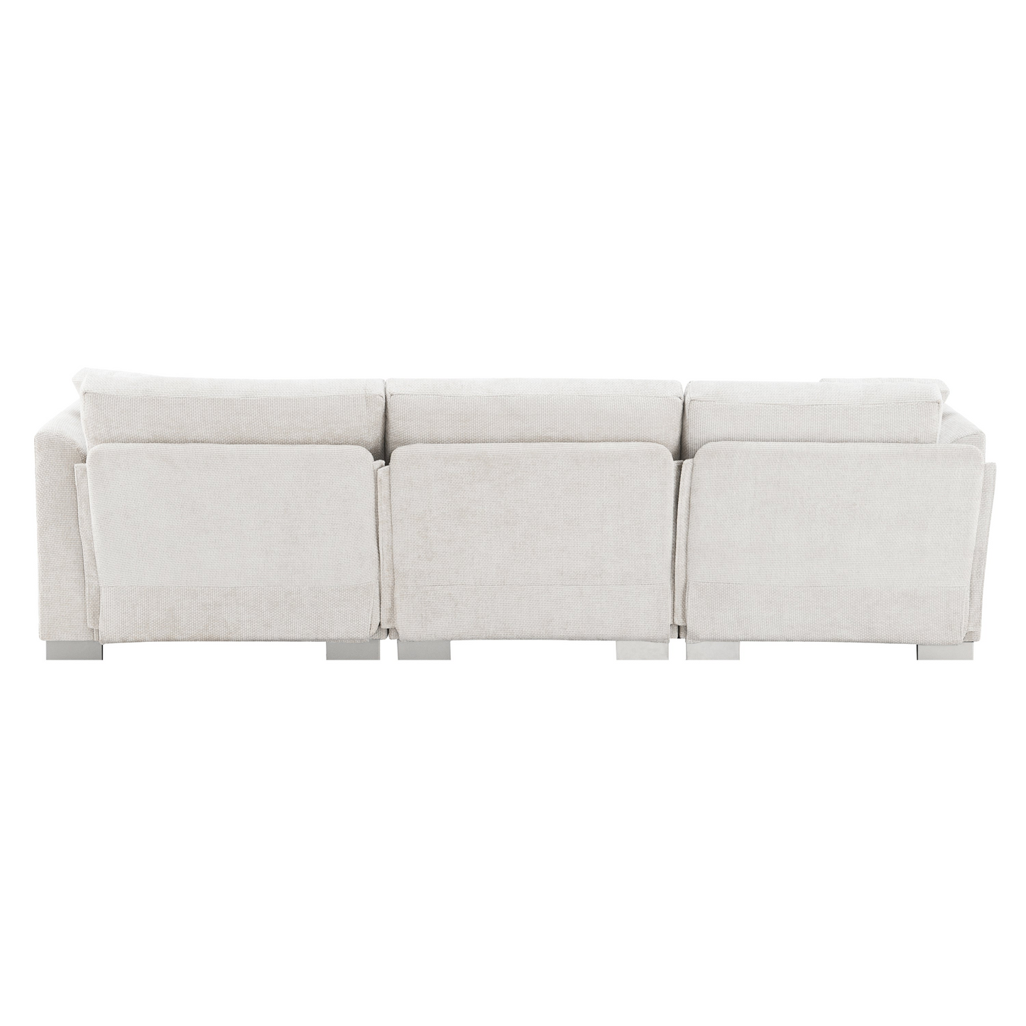96*56" Modern Cloud Sectional Sofa,L-shaped Luxury Couch Set with 2 Free pillows,4-seat Chenille Indoor Furniture with Oversized Chaise for Living Room,Apartment,Office,3 Colors