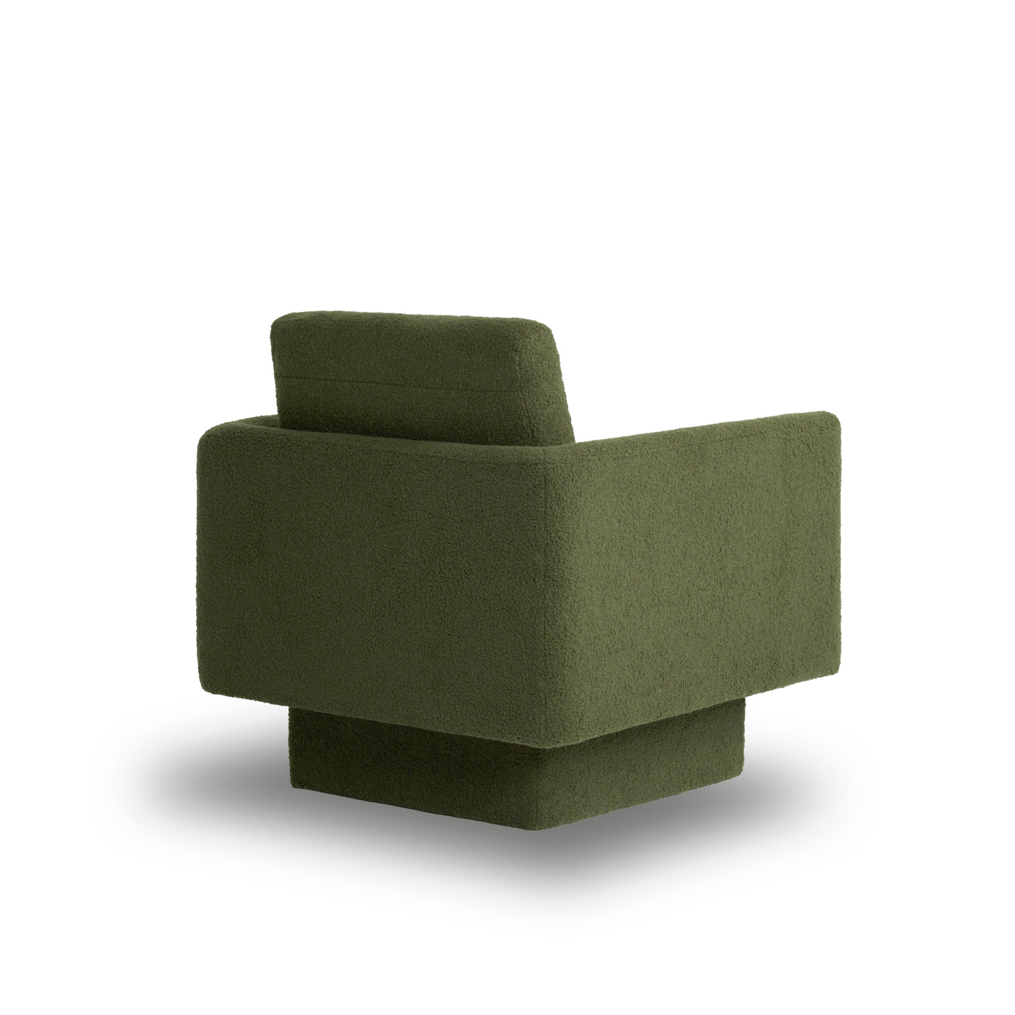 360° Modern Swivel Accent Chair,30" W Teddy Sherpa Round Armchair,Thick Padded Single Lounge Sofa,Upholstered Comfy Barrel Chair,Reading Club Chair for Living Room,Nursery,Bedroom,4 Colors