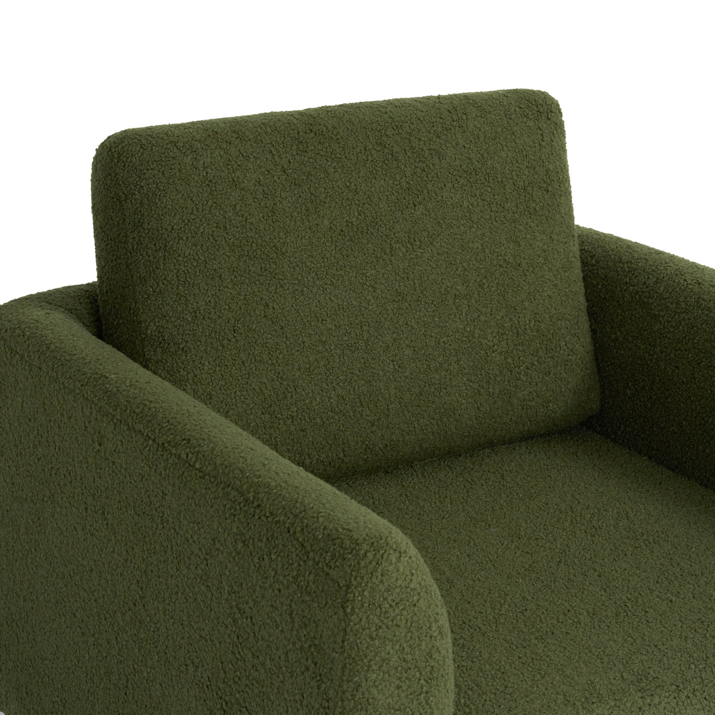360° Modern Swivel Accent Chair,30" W Teddy Sherpa Round Armchair,Thick Padded Single Lounge Sofa,Upholstered Comfy Barrel Chair,Reading Club Chair for Living Room,Nursery,Bedroom,4 Colors