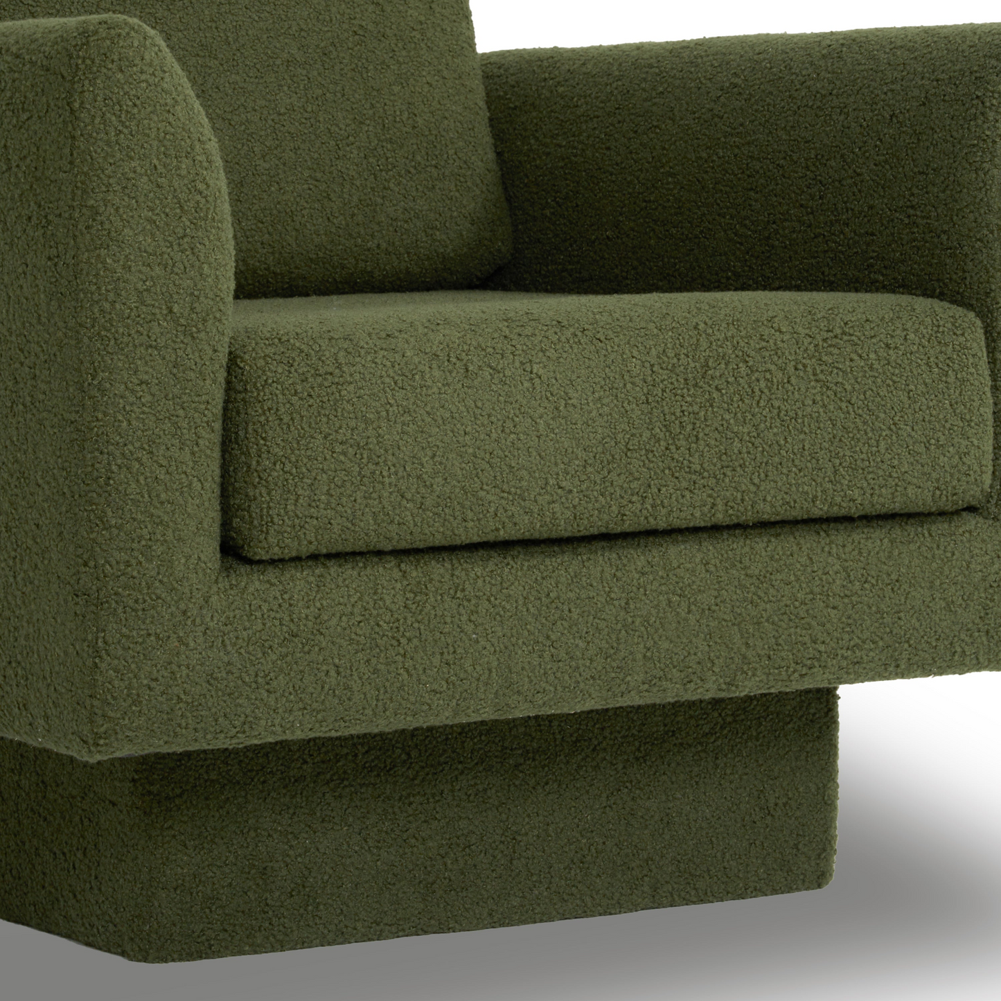 360° Modern Swivel Accent Chair,30" W Teddy Sherpa Round Armchair,Thick Padded Single Lounge Sofa,Upholstered Comfy Barrel Chair,Reading Club Chair for Living Room,Nursery,Bedroom,4 Colors
