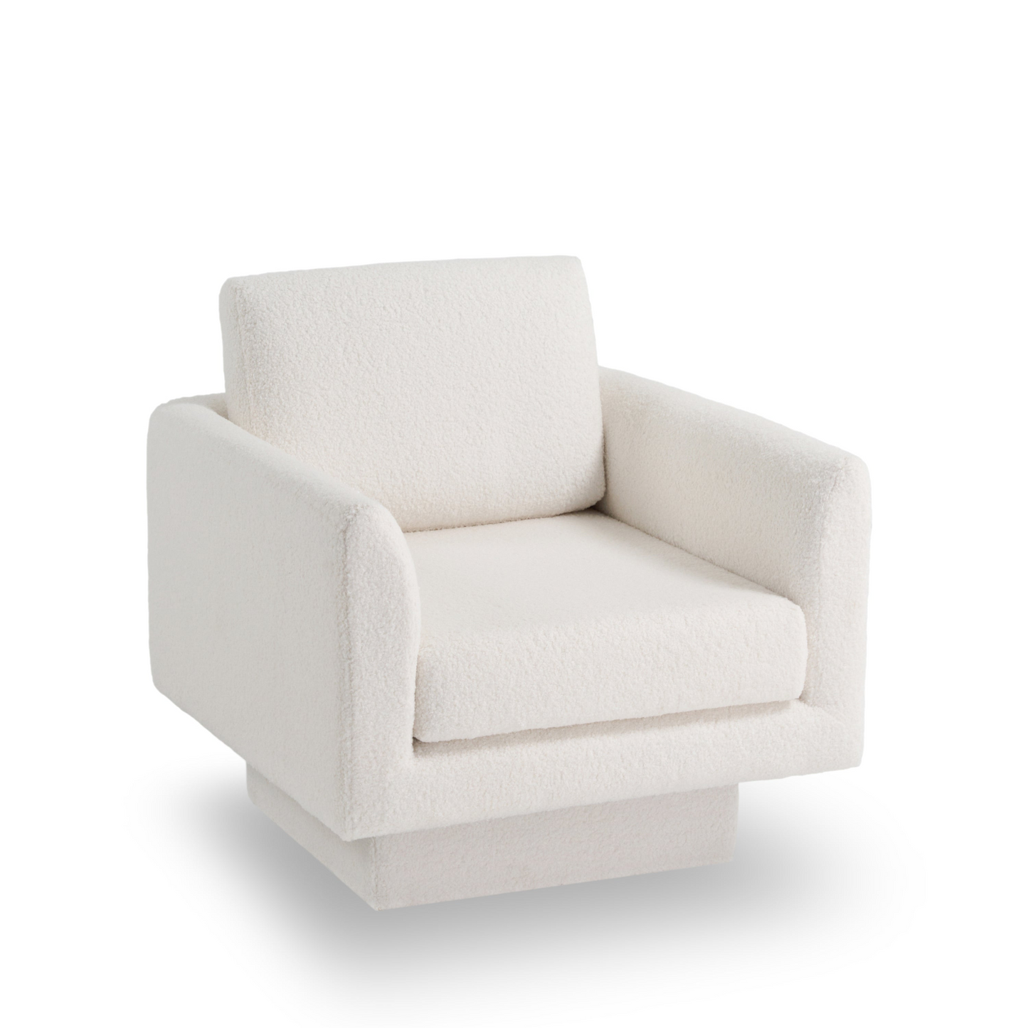 360° Modern Swivel Accent Chairs set of 2,30" W Teddy Sherpa Round Armchair,Thick Padded Lounge Sofa,Upholstered Comfy Barrel Chair,Reading Club Chair for Living Room,Nursery,Bedroom,4 Colors