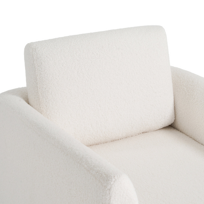 360° Modern Swivel Accent Chairs set of 2,30" W Teddy Sherpa Round Armchair,Thick Padded Lounge Sofa,Upholstered Comfy Barrel Chair,Reading Club Chair for Living Room,Nursery,Bedroom,4 Colors