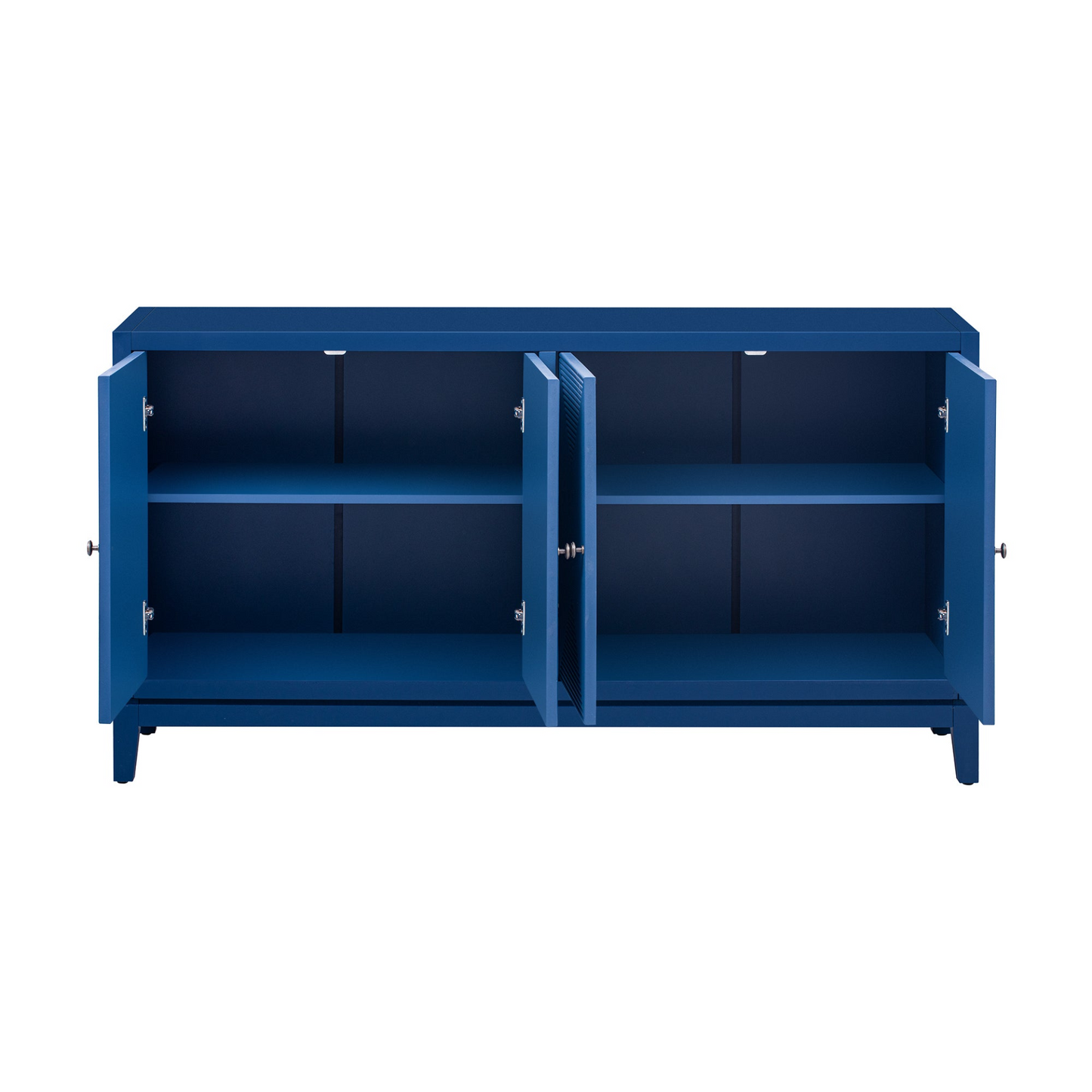 Sleek Storage Cabinet Sideboard Buffet with Vertical Line Design,Suitable for Study,Entrance and Living Room