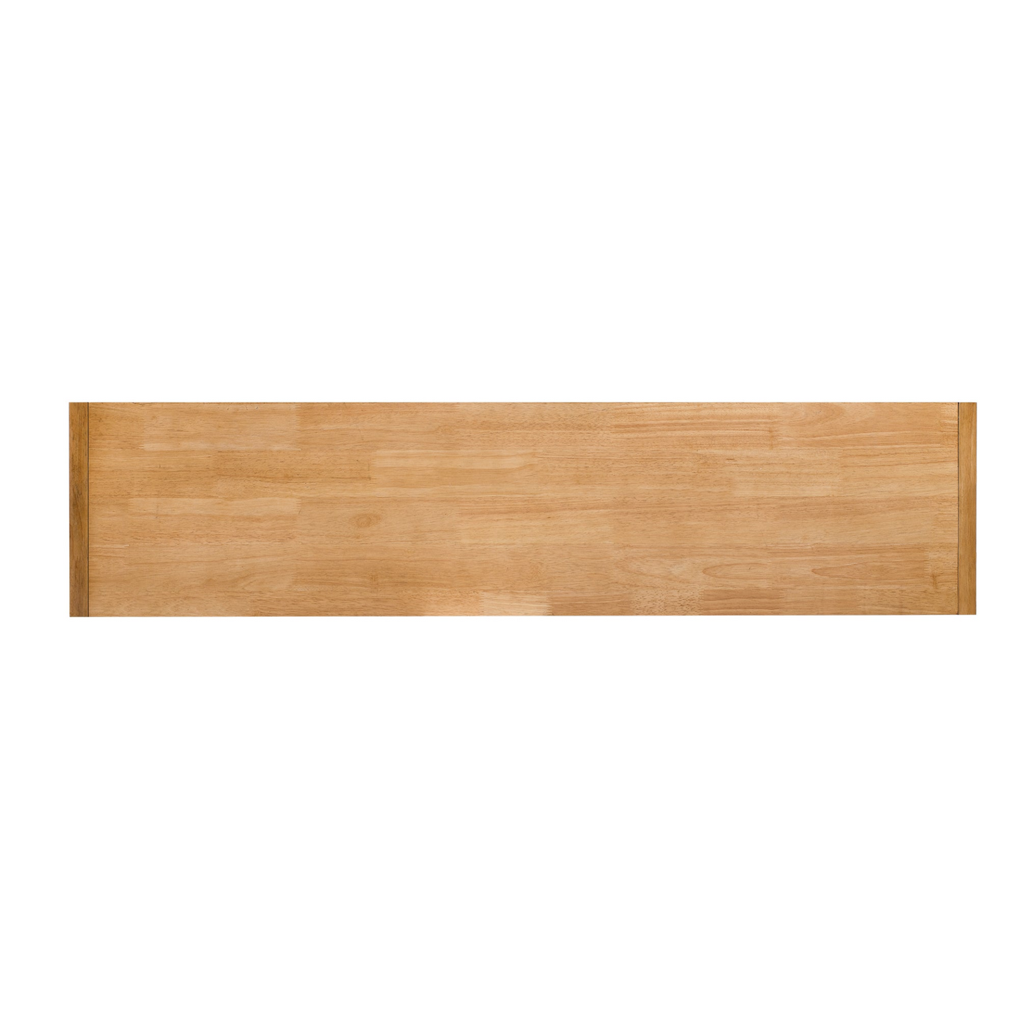 Storage Cabinet Sideboard Wooden Cabinet with Stunning Water Wave Door Design, Rubberwood Veneer and Adjustable Shelves,Suitable for Living Rooms, Entrance and Study Rooms