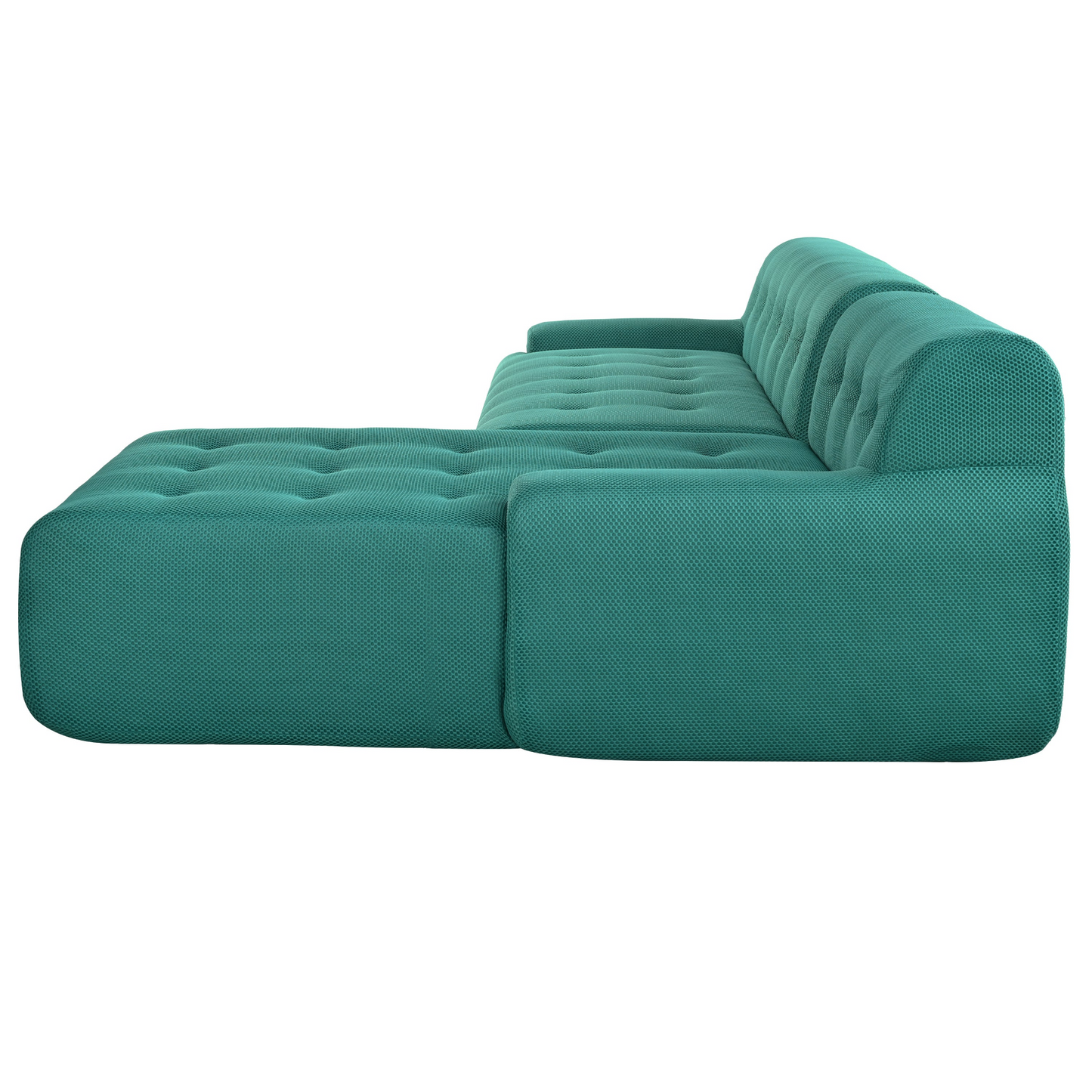 Modern Large L-Shaped Modular Sofa, Minimalist Style, 2-Piece Set with Free Combinations, Suitable for Living Rooms, Apartments, and Lounges