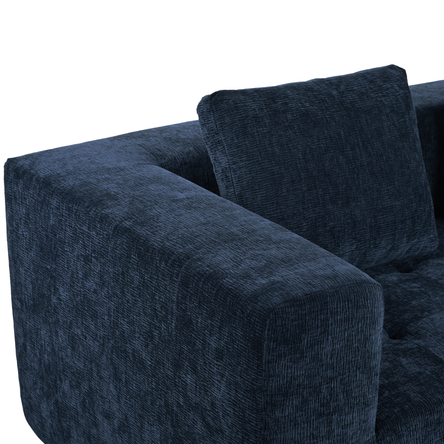 Modern Large Removable Modular Sofa, 3-Piece Set with Free Combination, Includes 4 Cushions, Ideal for Living Room, Bedroom, Apartment