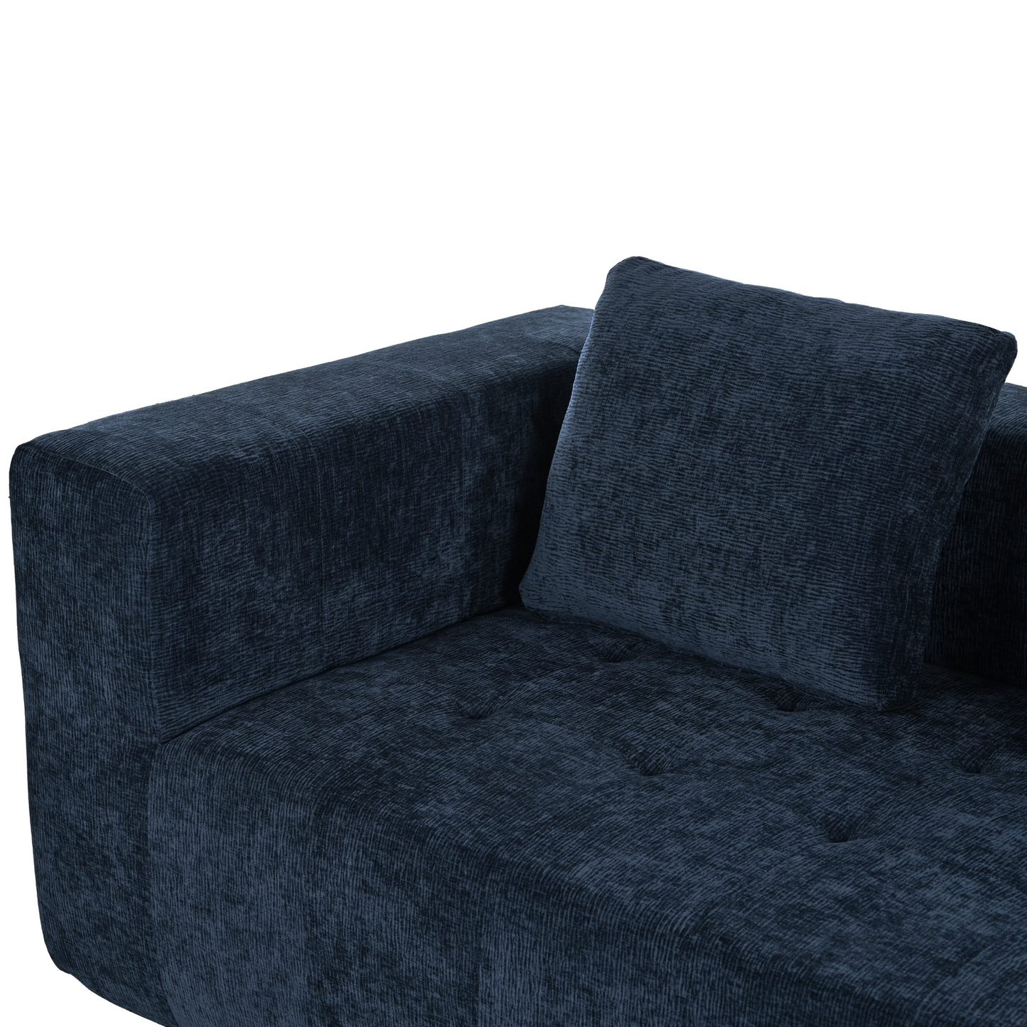Modern Large Removable Modular Sofa, 3-Piece Set with Free Combination, Includes 4 Cushions, Ideal for Living Room, Bedroom, Apartment