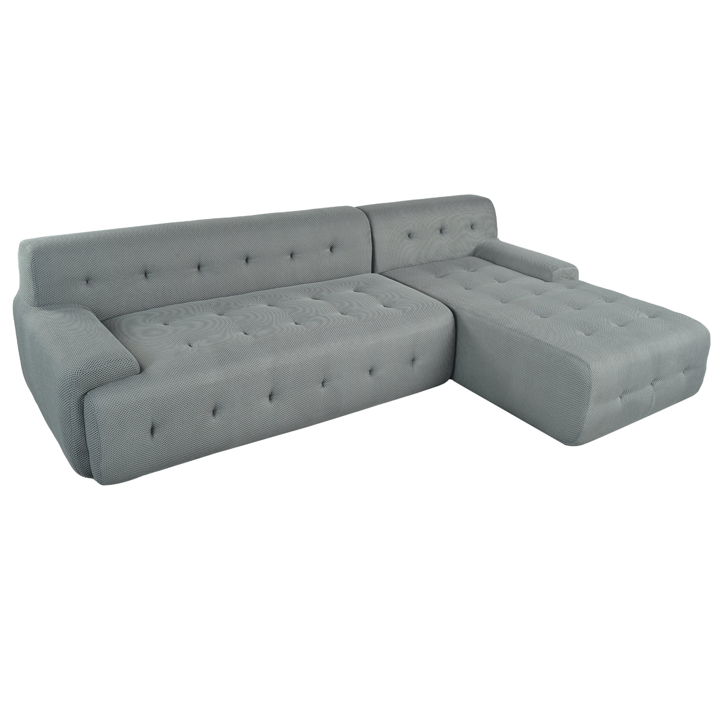 Modern Large L-Shaped Modular Sofa, Minimalist Style, 2-Piece Set with Free Combinations, Suitable for Living Rooms, Apartments, and Lounges