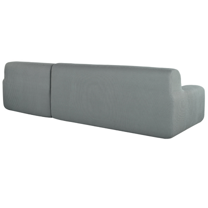 Modern Large L-Shaped Modular Sofa, Minimalist Style, 2-Piece Set with Free Combinations, Suitable for Living Rooms, Apartments, and Lounges