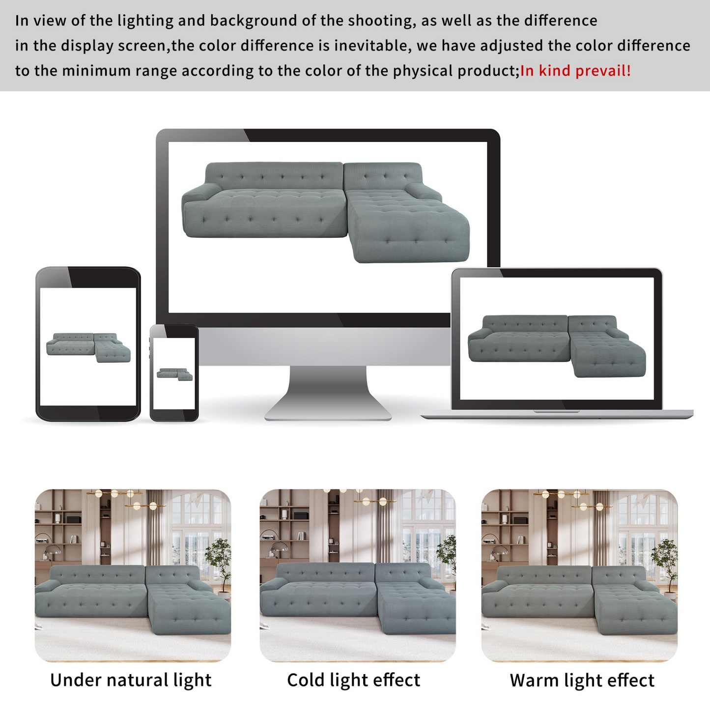 Modern Large L-Shaped Modular Sofa, Minimalist Style, 2-Piece Set with Free Combinations, Suitable for Living Rooms, Apartments, and Lounges
