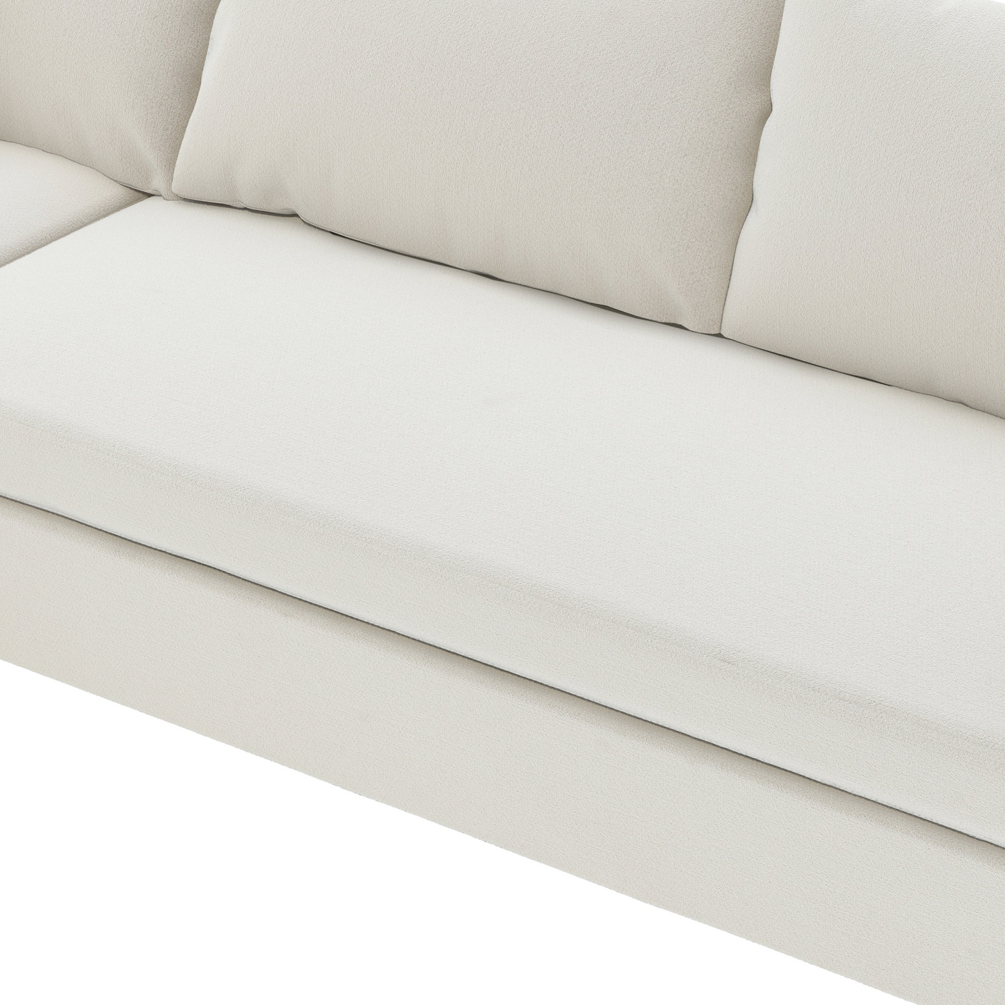 Loveseat Module for Modular Sectional Sofa,Chenille,Minimalist Style,2 Colors