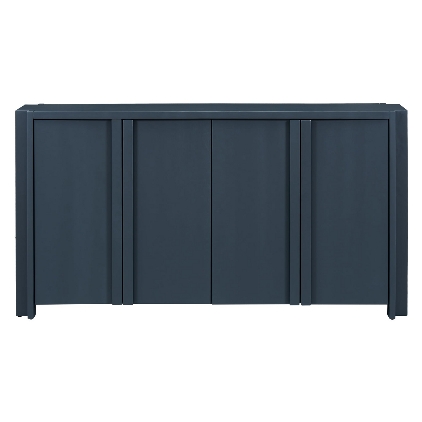 Designed Storage Cabinet Sideboard with 4 Doors , Adjustable Shelves, Suitable for Living Rooms, Entrance and Study Rooms.