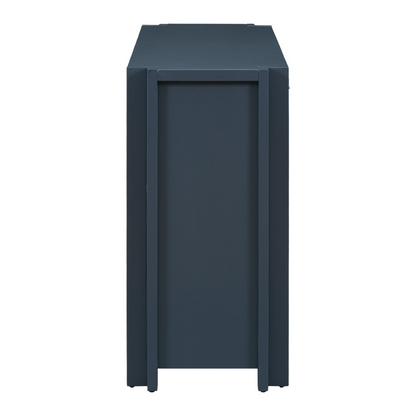 Designed Storage Cabinet Sideboard with 4 Doors , Adjustable Shelves, Suitable for Living Rooms, Entrance and Study Rooms.