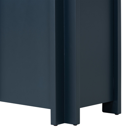 Designed Storage Cabinet Sideboard with 4 Doors , Adjustable Shelves, Suitable for Living Rooms, Entrance and Study Rooms.