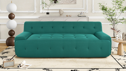 86.2'' Modern Minimalist Style Tufted Design Upholstered Sofa, 3-Seat Compression Sofa for Living Room, Bedroom, and Apartment