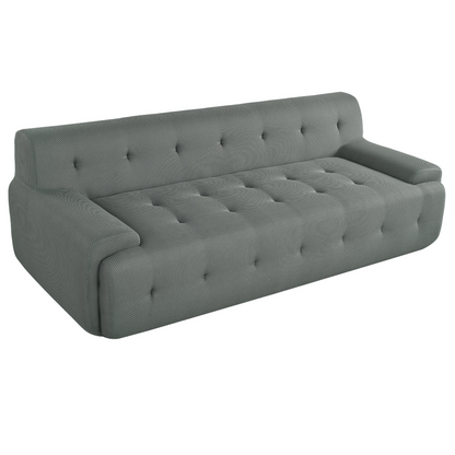 86.2'' Modern Minimalist Style Tufted Design Upholstered Sofa, 3-Seat Modular Lounge Sofa for Living Room, Bedroom, and Apartment