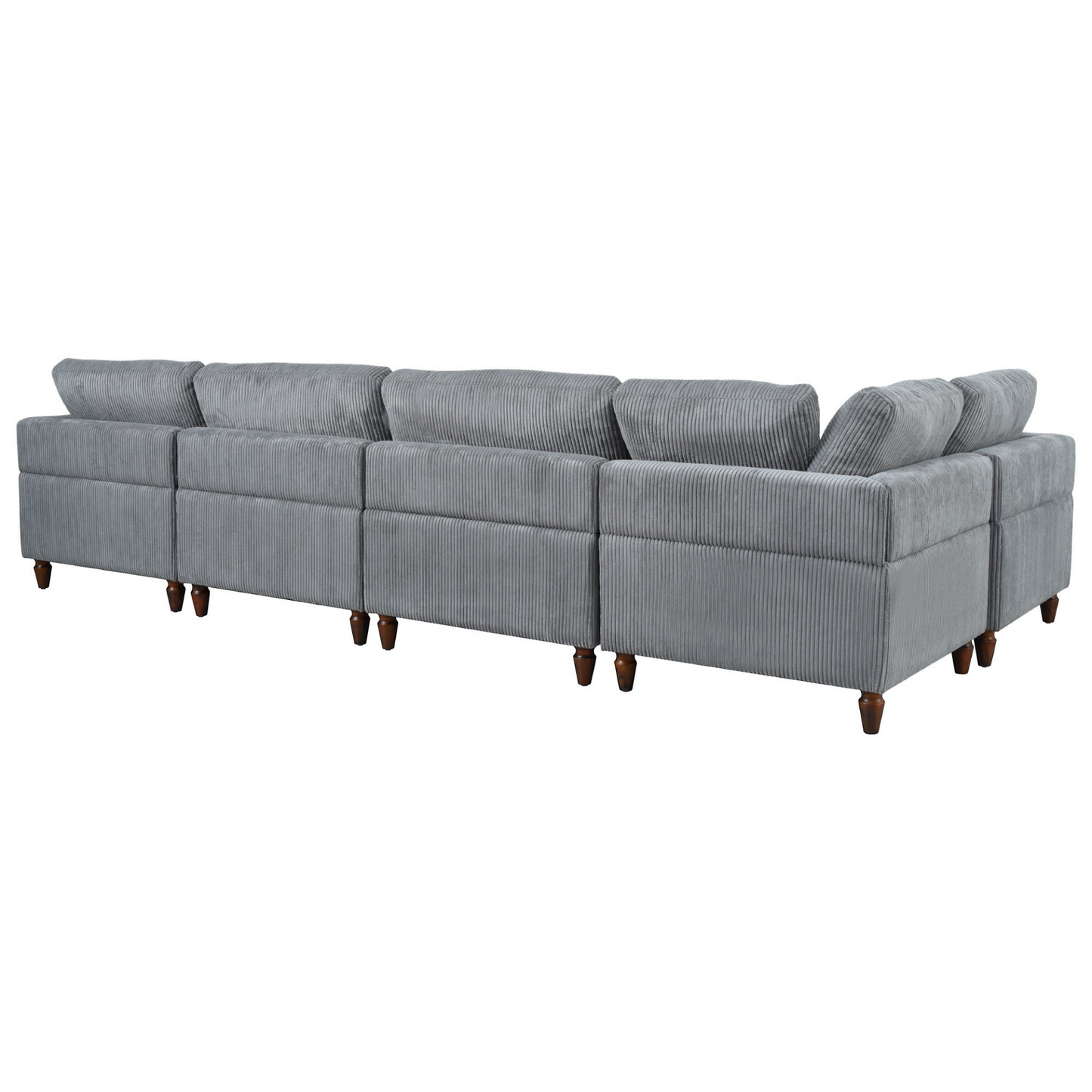 Modular Sectional Sofa with Ottoman L Shaped Corner Sectional for Living Room, Office, Spacious Space(old sku: WY000373AAE)