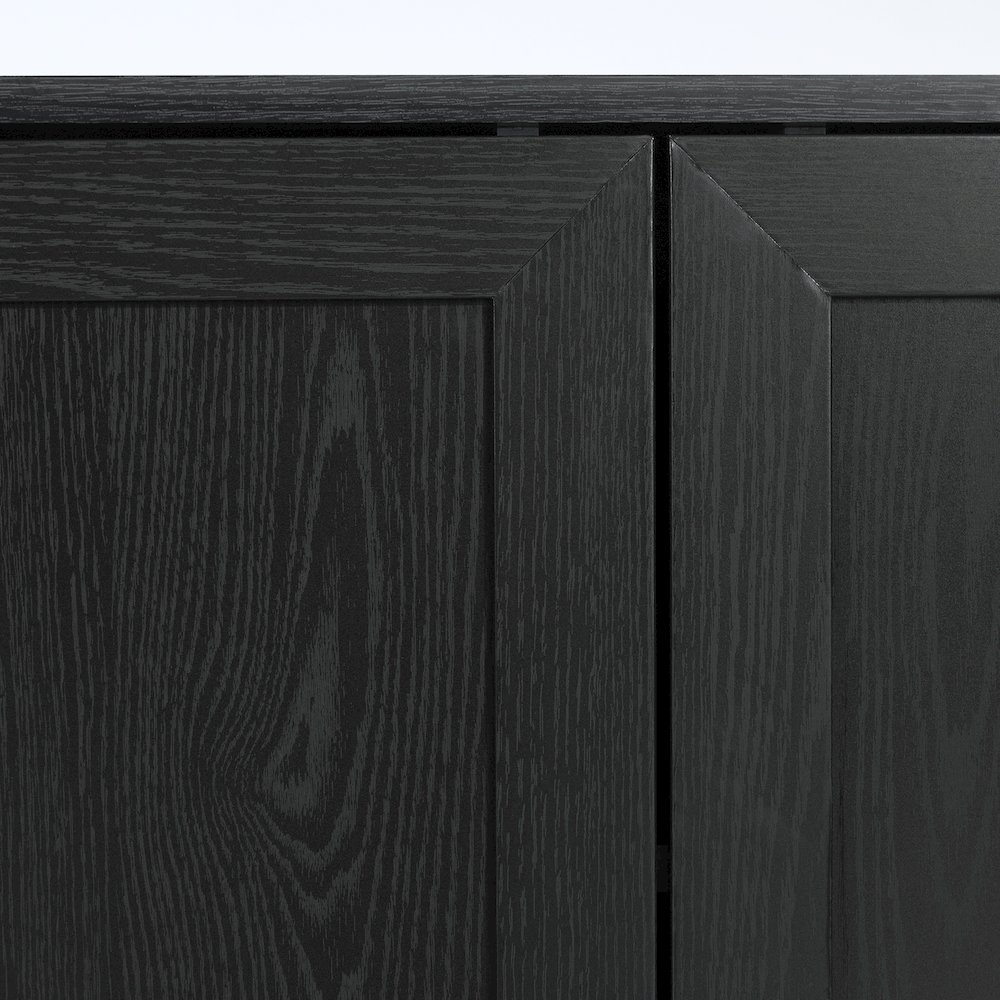 Arum Set of 2 Sideboards, Black Oak