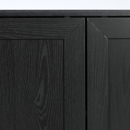 Arum Set of 2 Sideboards, Black Oak