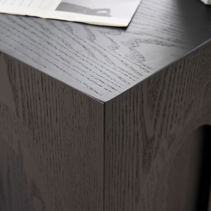 15.74'' Square Side Table Small Coffee Table Accent Table  Bedside Table for Living Room Bedroom,BLACK