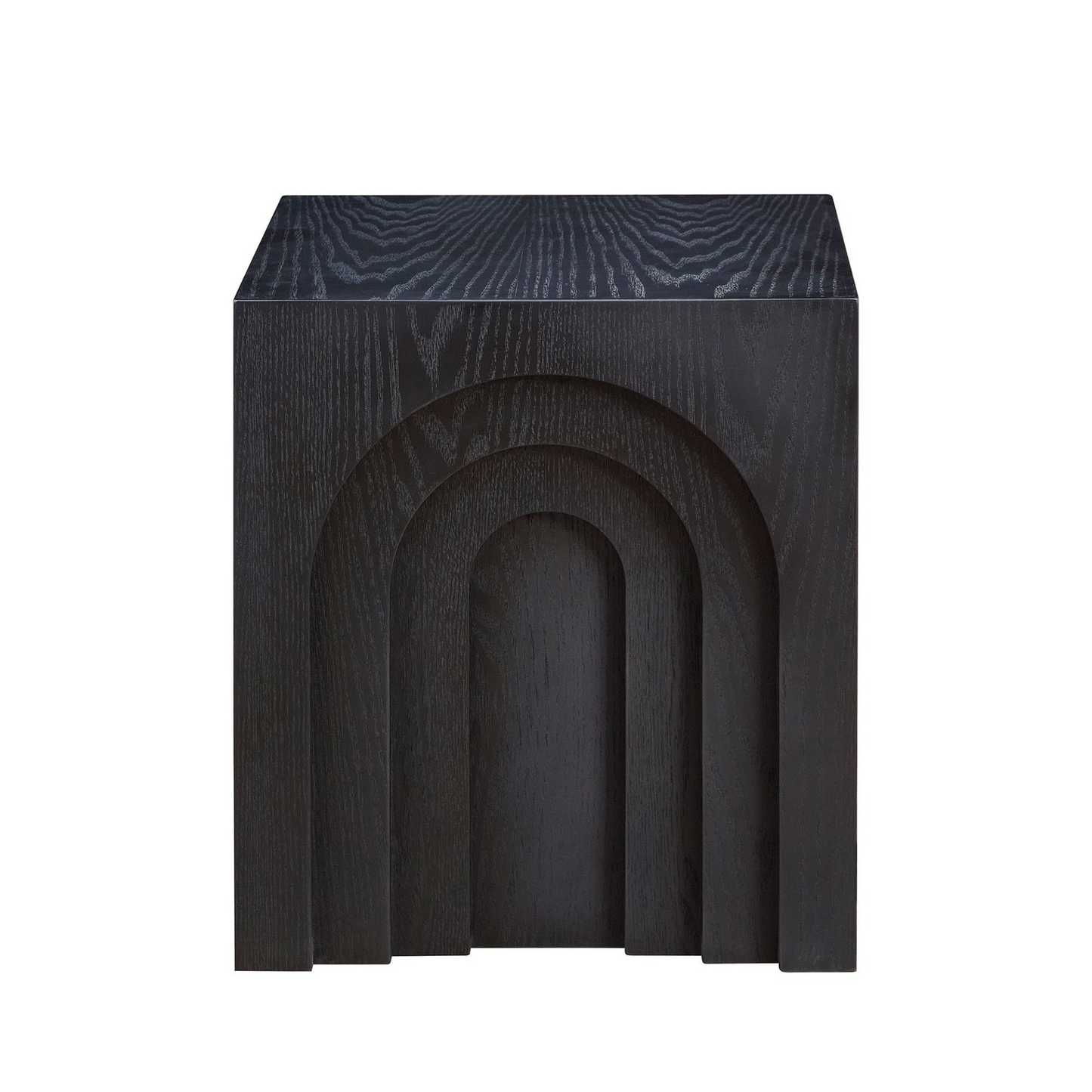 15.74'' Square Side Table Small Coffee Table Accent Table  Bedside Table for Living Room Bedroom,BLACK