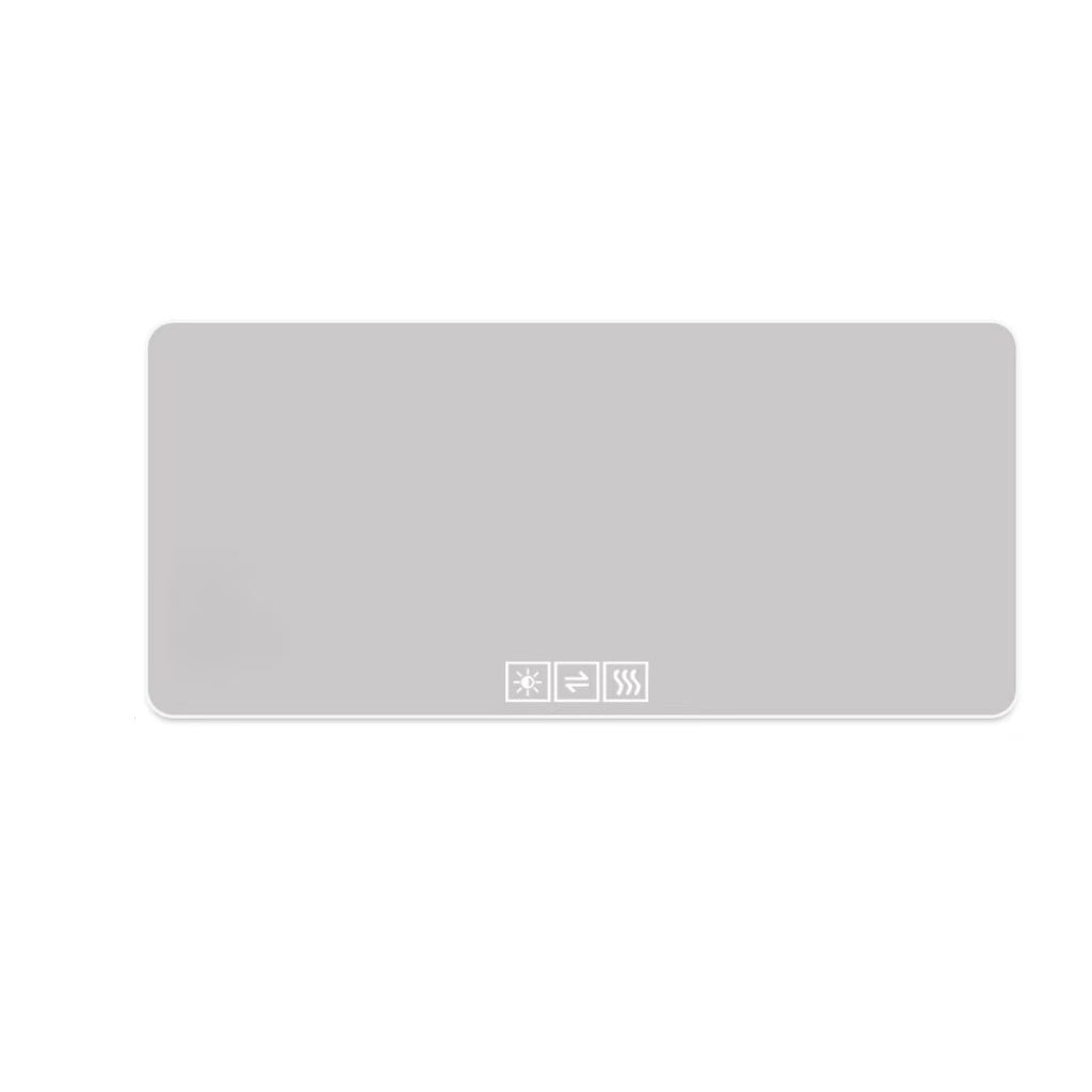 28*60in  LED bathroom mirror, corrosion-resistant, three-color dimmable, backlit mirror with one-touch demist function