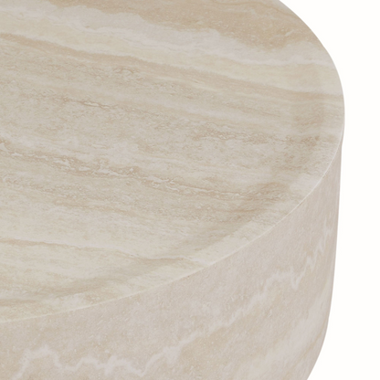 31.49''  Faux MARS Pattern Coffee Tables for Living Room Round Tea table for Living Room, No Need Assembly.