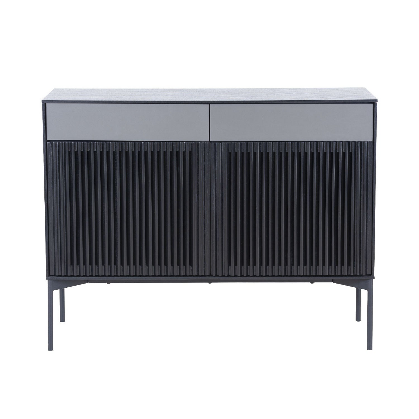 Mid Century Sideboard Cabinet Buffet Table Kitchen Storage Cabinet Coffee Bar Cabinet with 2 Drawers and Doors for Home Kitchen, Dining Room, Livingroom