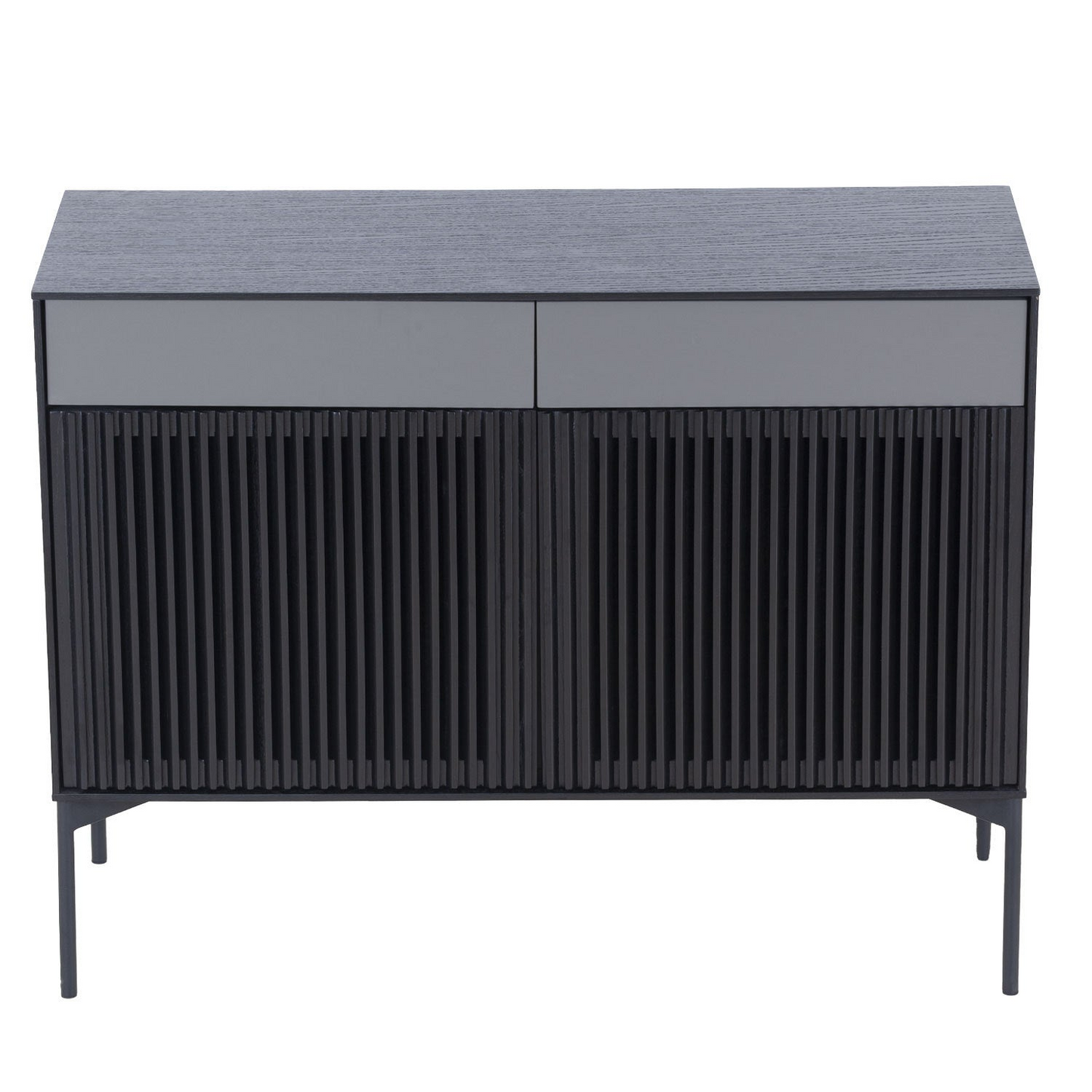 Mid Century Sideboard Cabinet Buffet Table Kitchen Storage Cabinet Coffee Bar Cabinet with 2 Drawers and Doors for Home Kitchen, Dining Room, Livingroom