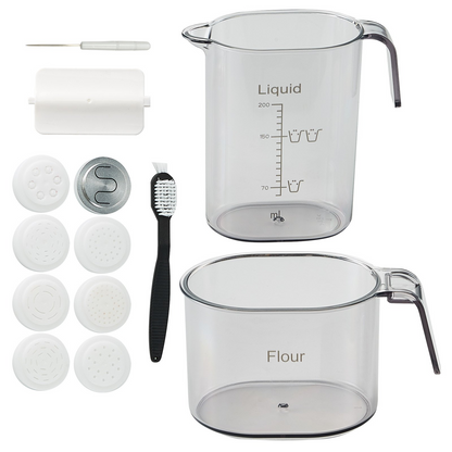 Automatic Electric Pasta Maker - 8 Pasta Shapes, High Capacity, User-Friendly, Easy Cleaning