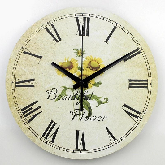 Roman numerals quartz wall clock